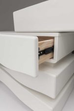 Tocador blanco con diseño ondulado - Imagen 4