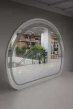 Tocador blanco con diseño ondulado - Imagen 2