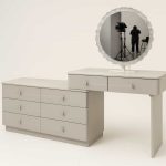 Tocador moderno gris