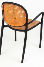 Silla estilo Rattan con reposabrazos - Imagen 3
