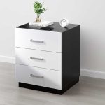 Mesa de noche bicolor