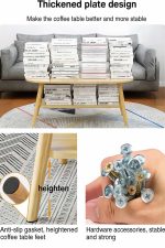 Mesa ovalada estilo mármol - Imagen 4