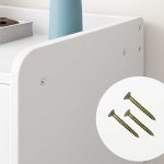 Mesita de noche blanca - Imagen 3