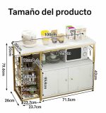 Alacena de Cocina con Canastas Laterales - Imagen 2