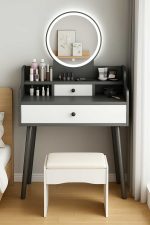 Tocador Compacto con Espejo LED