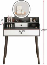 Tocador Compacto con Espejo LED - Imagen 2