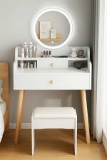 Tocador Compacto con Espejo LED