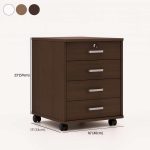 Archivador Móvil de Cuatro Gavetas con Cerradura - Imagen 4