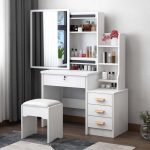 Tocador pequeño con espejo deslizable