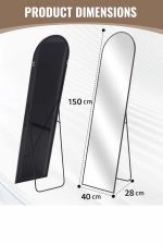 Espejo de piso con marco semi-curvo - Imagen 2