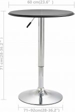 Mesa redonda altura ajustable - Imagen 2