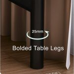 Tocador Moderno con Espejo Redondo - Imagen 4