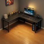 Escritorio Gamer en L con Superficie Amplia
