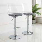 Banqueta Acrílica Cromo