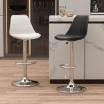 Banqueta moderna cromada - Imagen 4