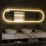 Espejo LED Semi-Ovalado - Imagen 2