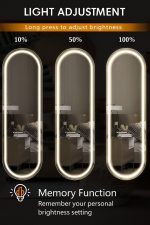 Espejo LED Semi-Ovalado - Imagen 5