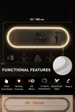 Espejo LED Semi-Ovalado - Imagen 4