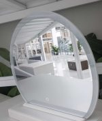 Tocador moderno con espejo semicircular - Imagen 2